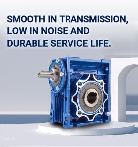 Wholesale 5:1-100:1 RV63 Worm Gear Speed Reducer 24mm Square Flange NMRV063 90 Degree from china suppliers