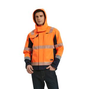 Wholesale Rainproof HI VIS Softshell Jacket Fire Proof For Railway Workers from china suppliers