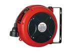 Lightweight 3 Core Retractable Electric Cord Reel , 0.9 Meter Lead In Cable