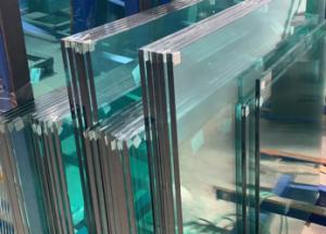 Wholesale 6.38mm EVA Safety Tempered Etched Stair Glass Bannister Panels from china suppliers