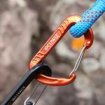 Customized LOGO 12KN Aluminum Carabiner Clips for Heavy Industry Applications