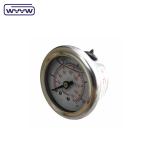 Back Mount Liquid 1.5" 40mm Hydraulic Pressure Test Gauge For Hydraulic