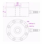 M16 Threaded Compression Load Cell 50kg 100kg 200kg 300kg 500kg 1000kg