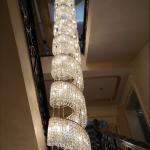Luxury Decorative Big Size Lamp Modern Hotel Lobby Used Extra Large Crystal