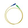 Buy cheap SX SM 0.9mm Fiber Optic Patch Cord , Telecom Grade SC / APC to SC / UPC LSZH from wholesalers