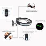 C903 Cute Style Custom Logo Nature Nylon Rechargeable Flashing LED protect dog
