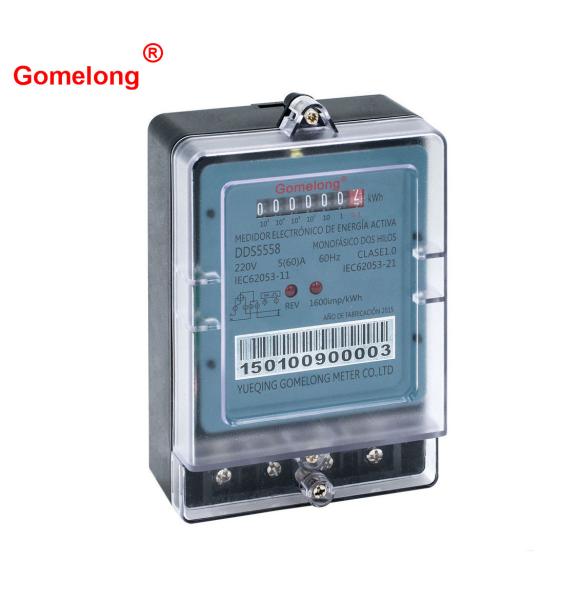 Wholesale Price DDS5558 6 digit digital counter meter single phase analog energy