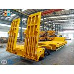 High Capacity 100T Fuwa 2 Axles 42ft Lowboy Tractor Trailer