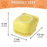 Eco-Friendly Pet Bath Brush - Shower Gel Saving Silicone Massage Tool for Dogs