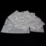 Three Sides Seal Pearl Zipper Plastic Film Bag
