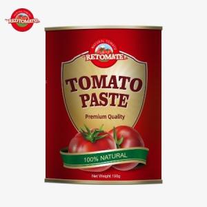 Wholesale 198g Canned Tomato Paste OEM Conforms To ISO HACCP BRC FDA Production Standards from china suppliers