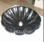 Bathroom Elegant Marble Sink / Natural Stone Basin For Indoor Decoration