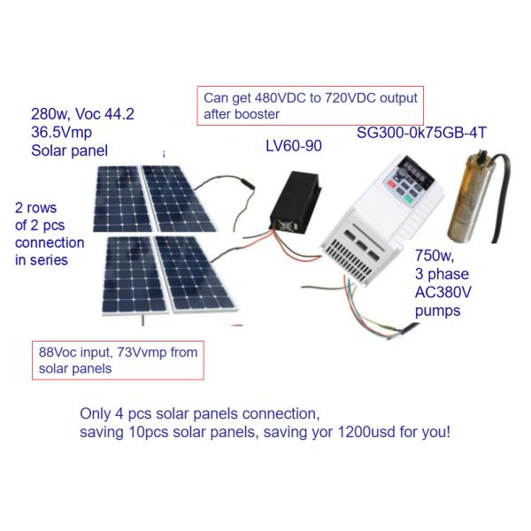 2.2kw DC Voltage Booster Low Voltage Input High Voltage Output For Inverter