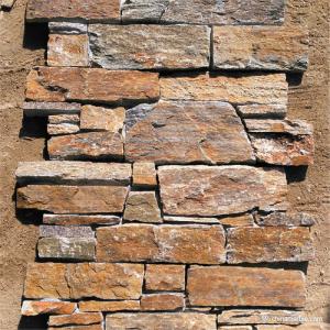 Wholesale Natural stone Cement Backed Ledgestone Panel / Stone Cladding Panels Wear Resistant from china suppliers
