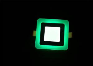 Wholesale Flat Coloured LED Downlights 3W + 3W Ceiling White Green Recessed SMD 2835 from china suppliers
