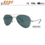 Children's Sunglasses with metal Frame, Fashionable Design,UV 400 Protection
