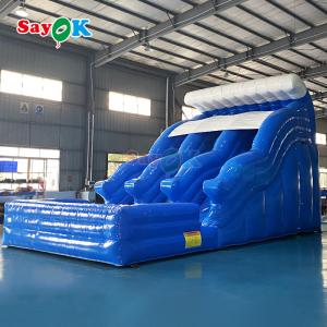 Wholesale Inflatable Water Slide With Swimming Pool Factory Customized Commercial Giant Water Slide For Adult from china suppliers