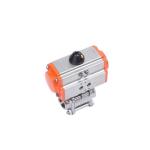 2" Pneumatic 3PC Thread Stainless Steel Ball Valve Customized Support OEM Fob