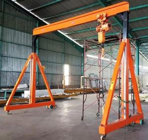 Wholesale Electric 10 Ton Portable Gantry Hoist Precise Positioning from china suppliers