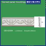 Polyurethane chair rail moulding white primed color customized OEM accepted