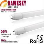 Factory Price Fixture Milk Whiet Power Coating SMD LED Tube Lamp