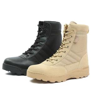 China Custom Ghana Panama Black full leather combat combat shoes jungle waterproof men tactical military boots on sale