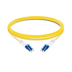 Wholesale 3m (10ft) Duplex OS2 Single Mode LC UPC to LC UPC OFNP Fiber Optic Cable from china suppliers