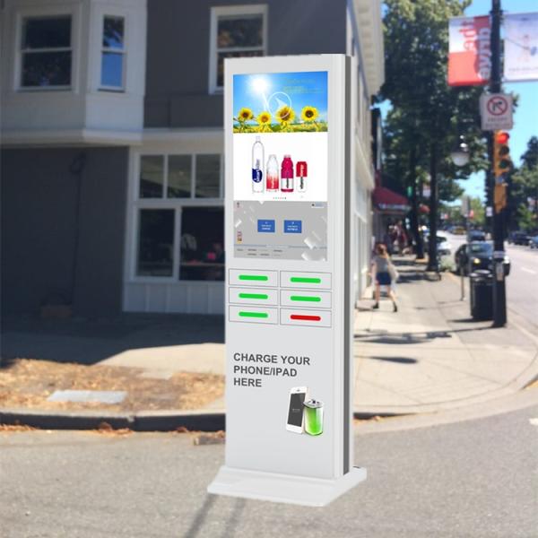 Restaurant Advertising Public Phone Charging Stations For Electronics , OEM / OEM