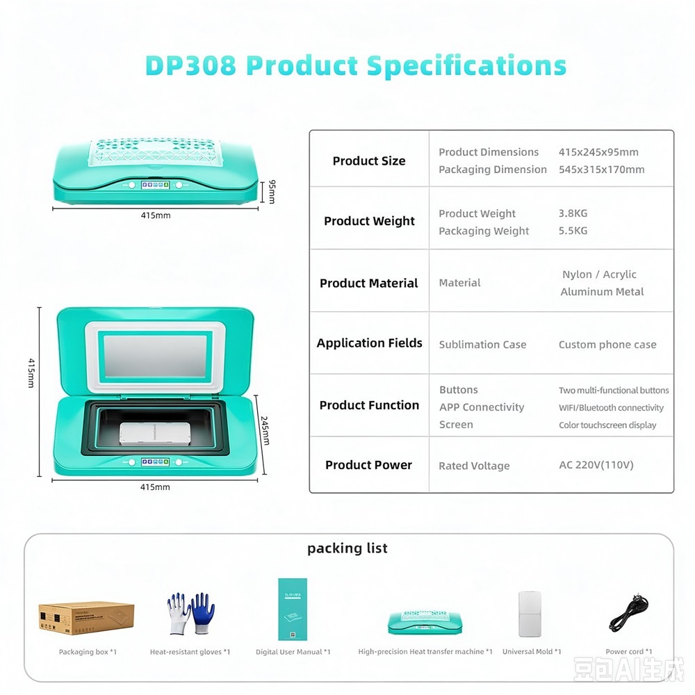Universal Mold Technology 3D Vacuum Transfer Printing for DIY Phone Case Wholesale Bulk Supply 3D Film Transfer Machine