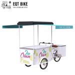EQT Ice Cream Bike Tricycle Cargo For Street Business Sale freezer bike electric