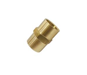Wholesale Round Head Nipple Coupling Brass Pipe Fitting 1/2 Inch NPT X 1/2 Inch NPT from china suppliers