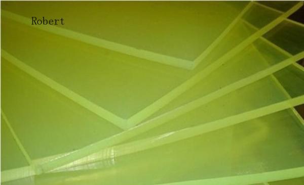 Heat Resistant Polyurethane Rubber Sheet For Coal Mine / Automobile Customized