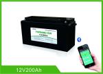 Lifepo4 Bluetooth Lithium Battery 12 Volt 200Ah 2000 Cycles Life With Heating
