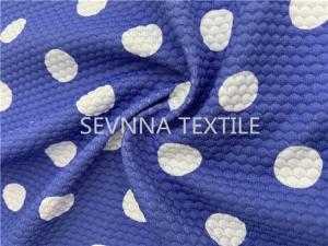 Wholesale Polka Dot Recycled Swimwear Fabric Chlorine Resistance Fast Drying from china suppliers