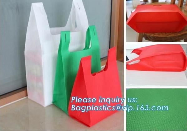 Promotional Custom Logo Printed Non Woven Bag, Cheap plain promotional tote non