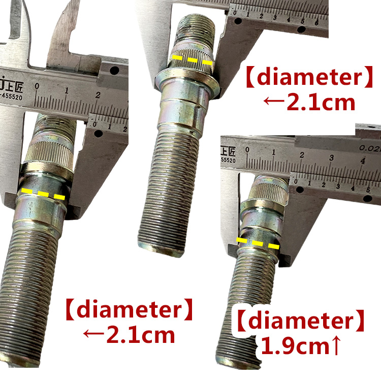 Foton CTX Rear Tire Screws Nuts for S01B1049A1Q341B20 Original Truck Omako Bells