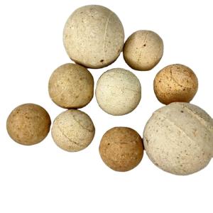 Wholesale High Strength High Alumina Refractory Ceramic Balls for Heat Storage in Light Yellow from china suppliers