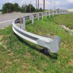 Highway Guardrail with Great Corrosion Resistance and Straight Barrier
