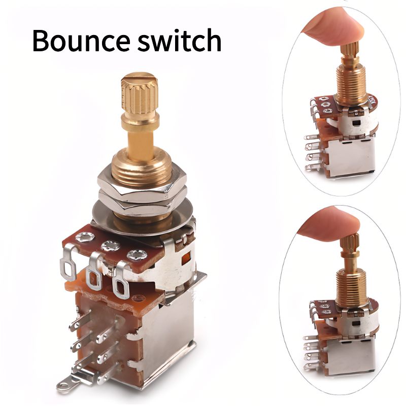 RV168 Single-coil Electric Guitar Volume Knob Tone Potentiometer