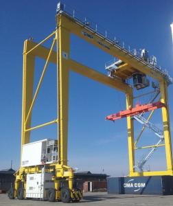 Wholesale High Performance Shipping Container Rubber Tyred Gantry Crane from china suppliers