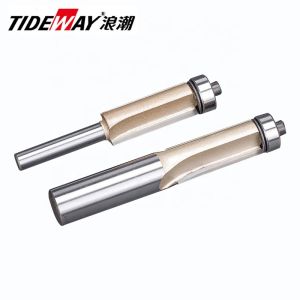 Wholesale Wood Working CNC Trimmer Tool 2 Flutes Trim Milling Cutter Custom from china suppliers