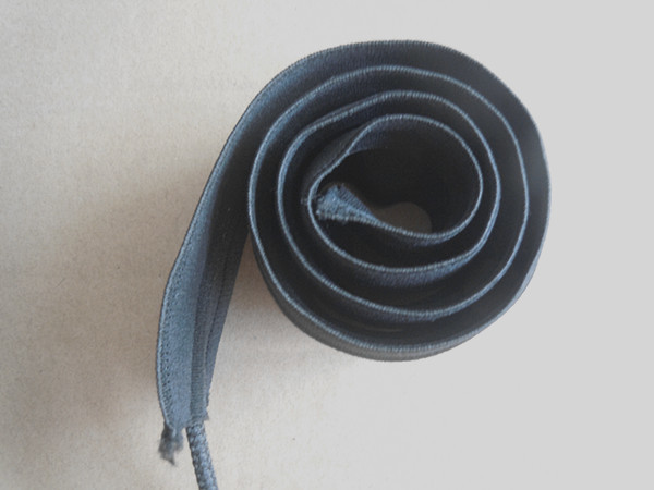 Colored Custom Woven Elastic Band With Draw Cord Inside For Sportwear