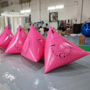 Wholesale Custom Logo Triathlon Floating Inflatable Swim Buoy Inflatable Triangle Water Race Marker from china suppliers