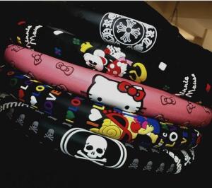 Wholesale cartoon car steering wheel hubs cover 2016 new arrival 38cm UNIVERSAL from china suppliers