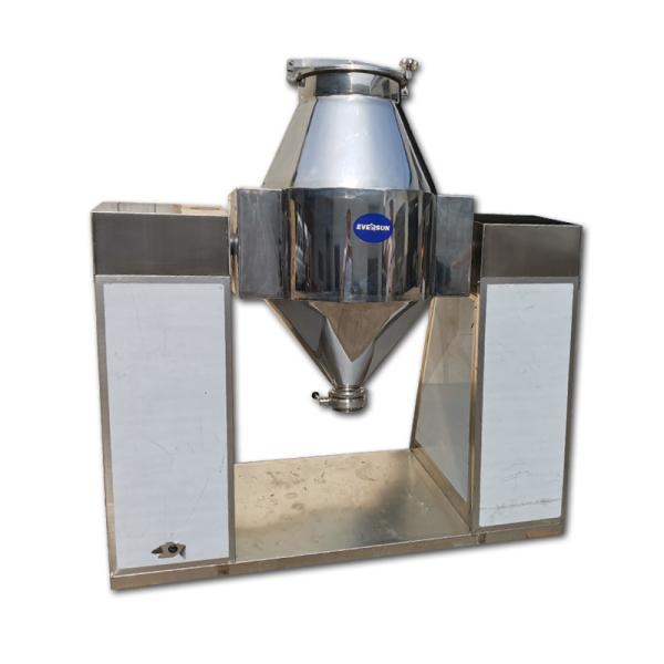 Stainless Steel Double Cone Mixer , Chemical Dry Powder Mixer Food Powder And