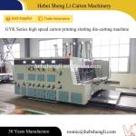 Semi Auto Printing Slotting Die Cutting Machine For Corrugated Carton