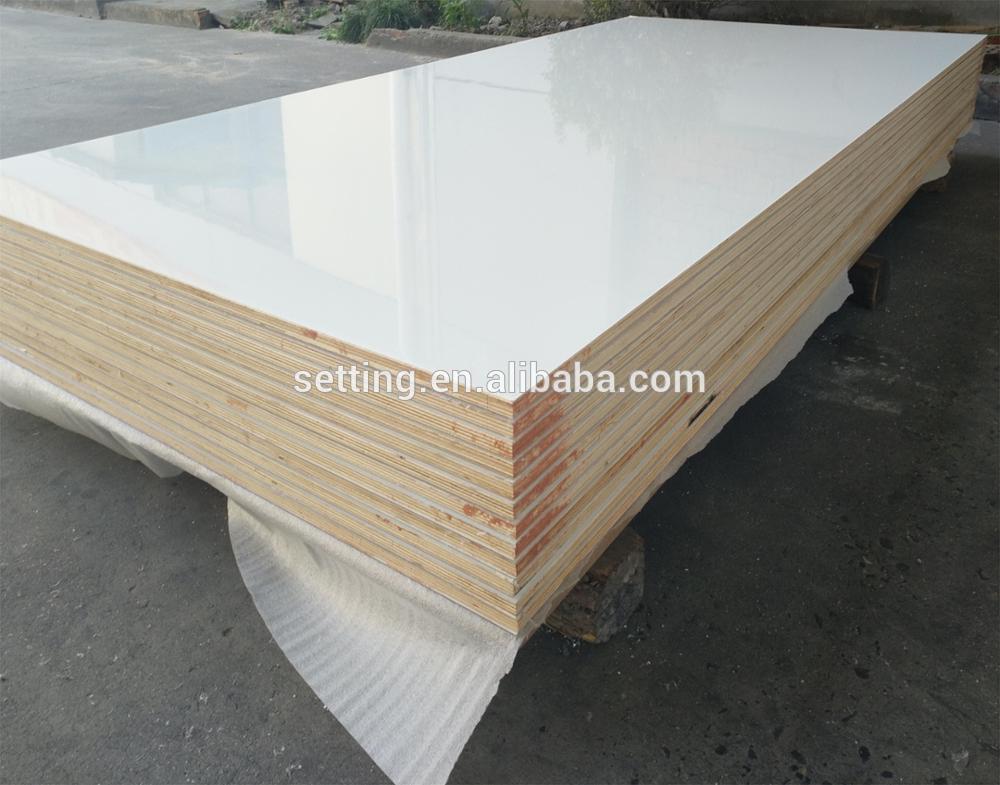 acrylic face pvc foam board in water -proof ,light weight for wardrobe ,sliding doors