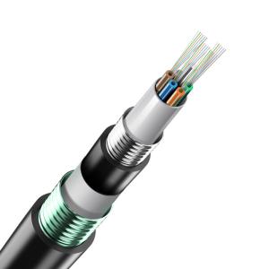 Wholesale GYTA53 G652D Single Mode Outdoor Fiber Optic Cable 4 6 8 12 48 96 144 Core from china suppliers