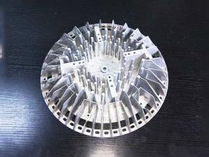 Wholesale Round Heat Sink Aluminum Alloy Parts Custom Processing Metal Profile Blade Radiator from china suppliers