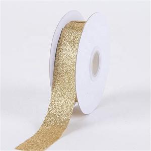 Wholesale Various Color Metallic Glitter Ribbon Grosgrain Fabric 2 - 100MM Width from china suppliers